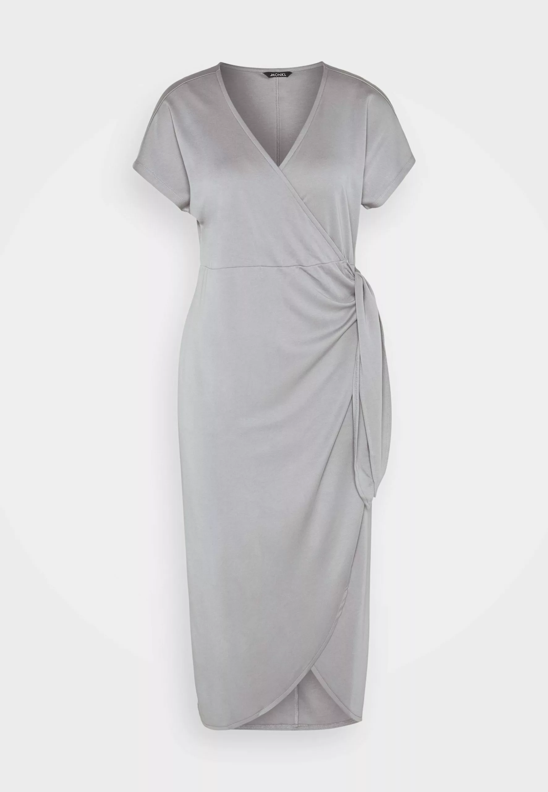 Monki Jerseyjurk - Light Grey 7 Monki Jerseyjurk - Light Grey - Afbeelding 5