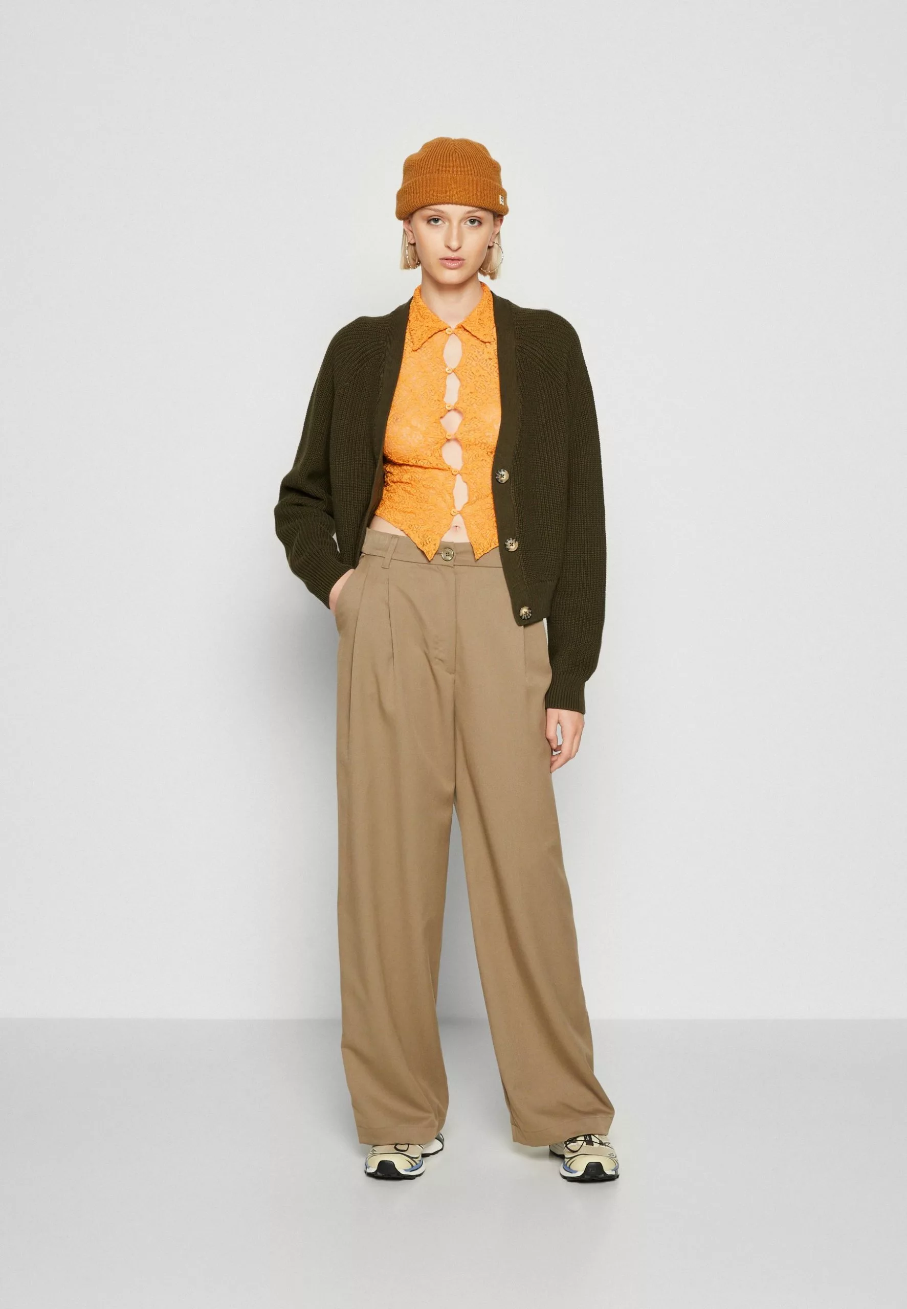 Monki Vest - Green Dark 4 Monki Vest - Green Dark - Afbeelding 2