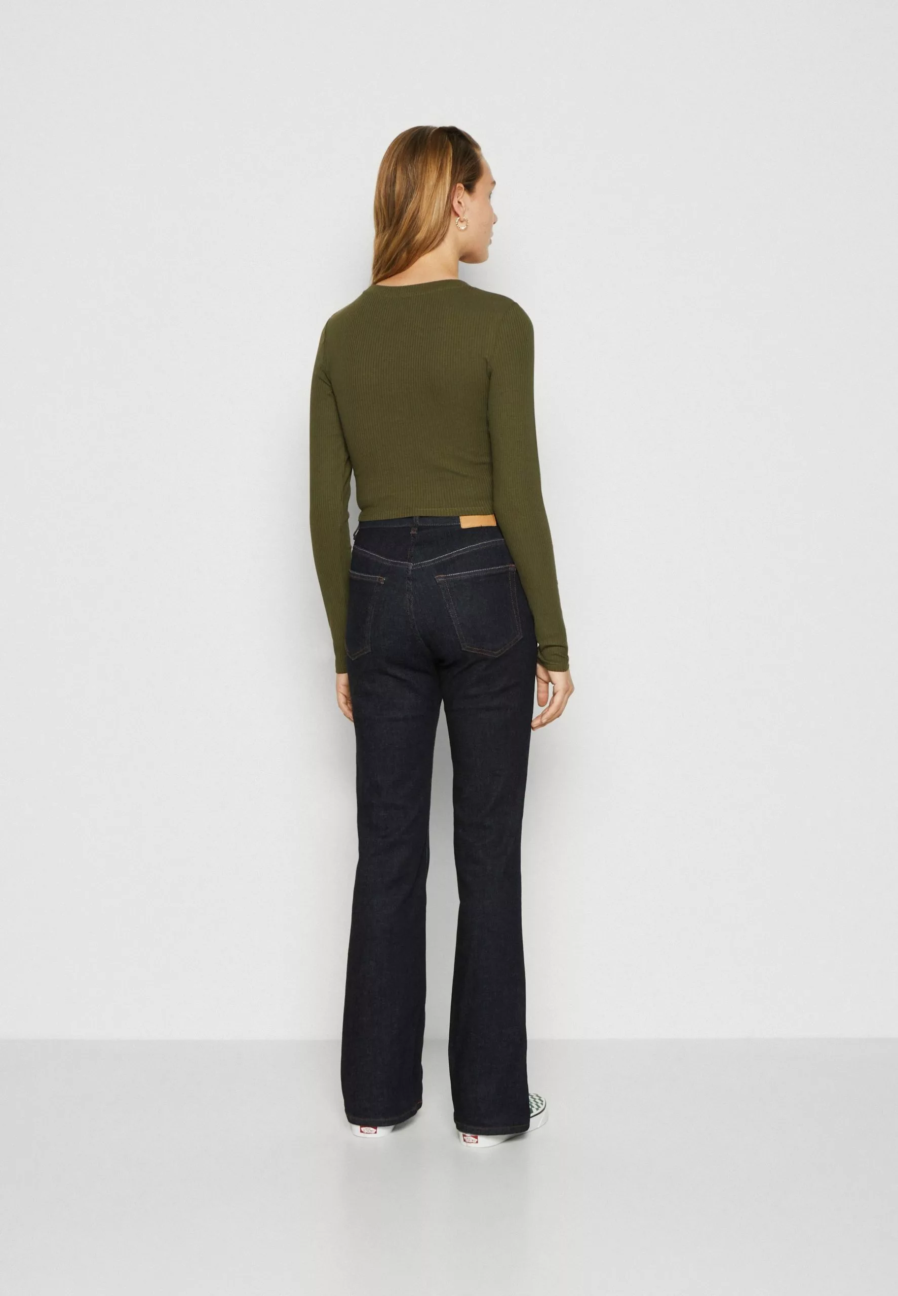 Monki Longsleeve - Khaki 5 Monki Longsleeve - Khaki - Afbeelding 3