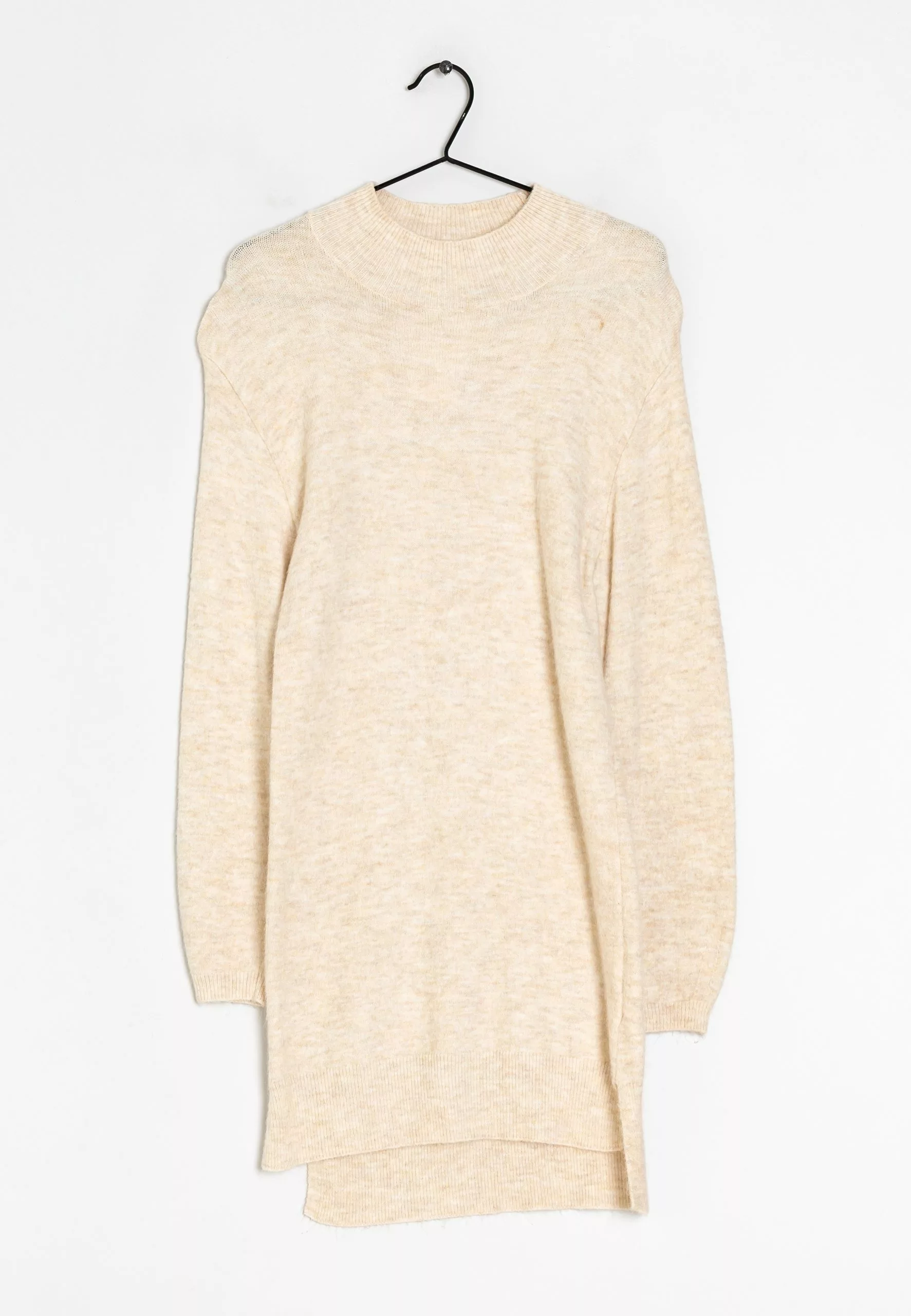 Monki Gebreide Jurk - Beige 3 Monki Gebreide Jurk - Beige