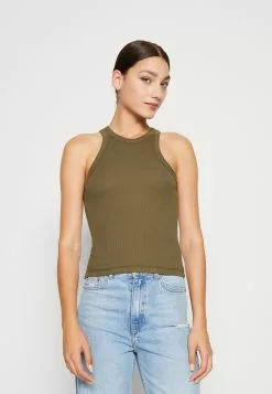 Monki Top - White Light/Black And Green Khaki -Monki Verkoop 0ab29bc695af4bb18a750db2800b6d33