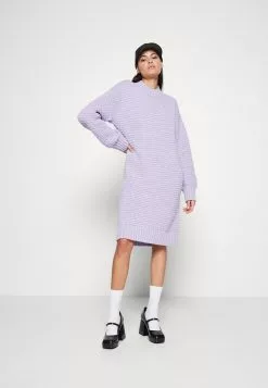 Monki Gebreide Jurk - Lilac Purple -Monki Verkoop 1042f448eec04a12b7d8442d14ef0470