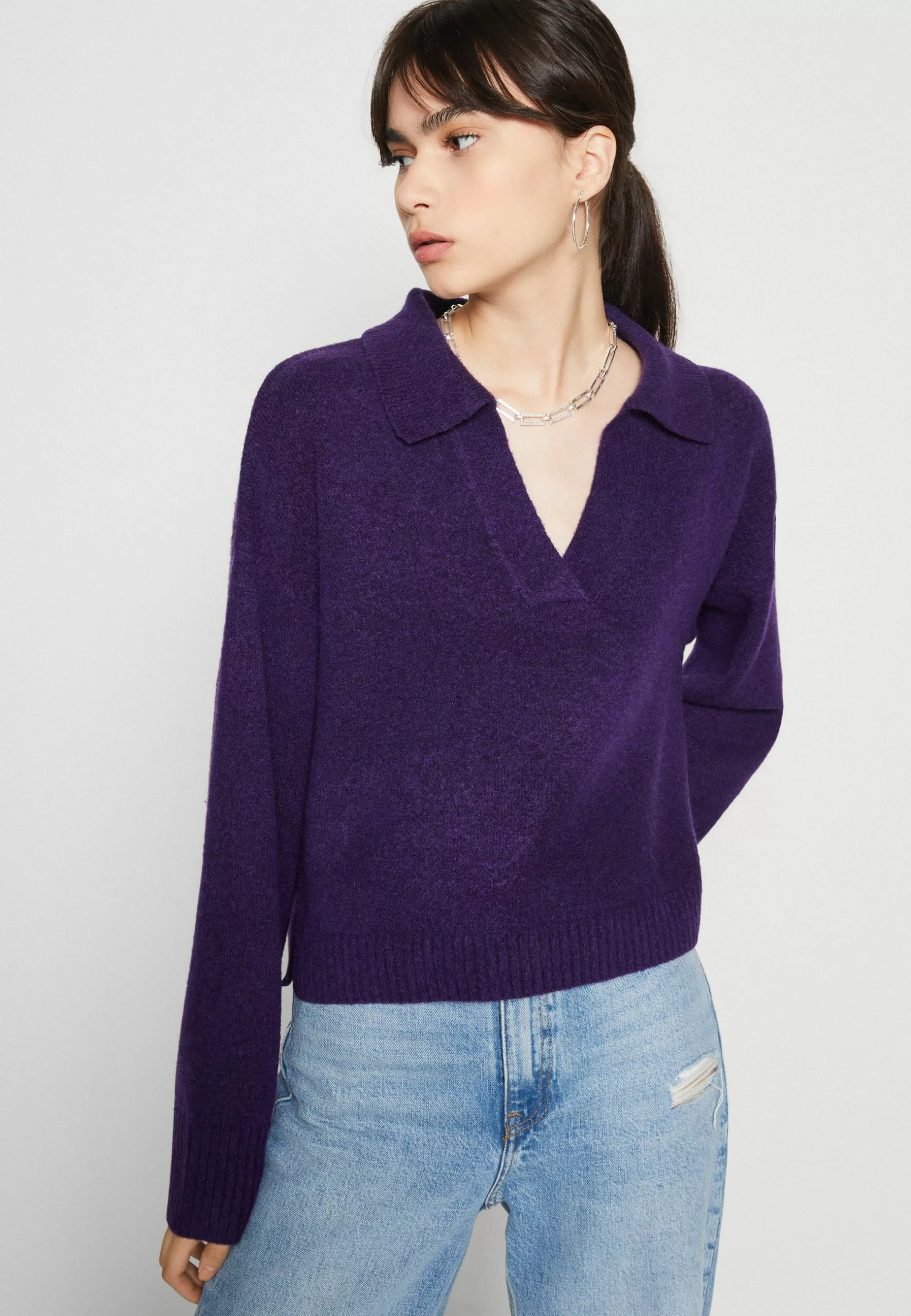Monki Trui - Purple 6 Monki Trui - Purple - Afbeelding 4