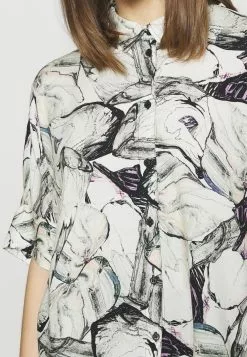 Monki Overhemdblouse - Off-White -Monki Verkoop 12b9018a65314a6b87c9ad2c16545248