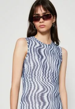 Monki Maxi-Jurk - Blue -Monki Verkoop 1490d8d306554ba7927ae67b4ee73c6d