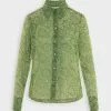 Monki Blouse - Green Solid