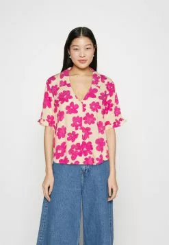 Monki Overhemdblouse - Magenta