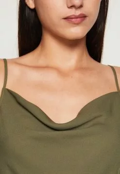 Monki Cocktailjurk - Khaki -Monki Verkoop 2458c96d300f4835ab09e8aa9e8d8a08