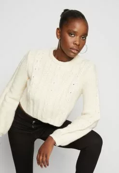 Monki Trui - White Dusty Light -Monki Verkoop 251b5b64aef74052912ae2a4614b5f68