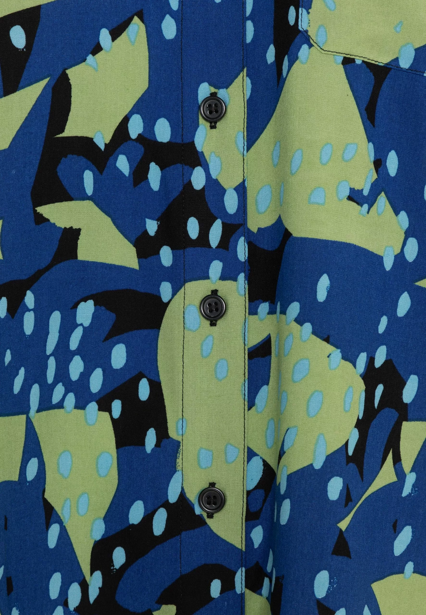 Monki Overhemdblouse - Blue Bright 7 Monki Overhemdblouse - Blue Bright - Afbeelding 5