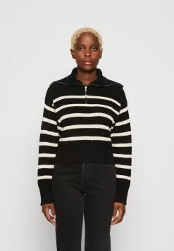 Monki Trui - Black And Beige