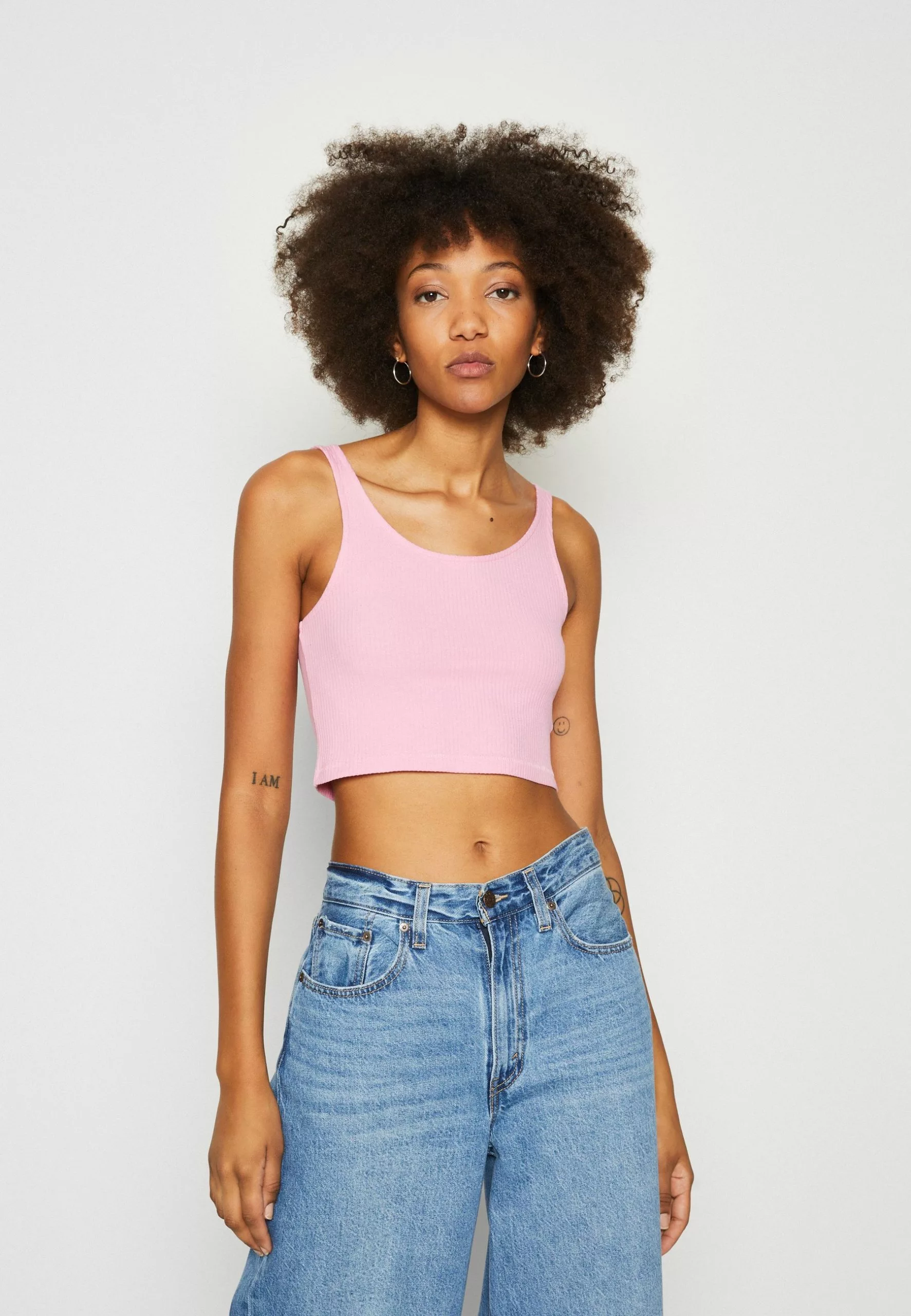 Monki 2 Pack - Top - Black Dark/Pink 4 Monki 2 Pack - Top - Black Dark/Pink - Afbeelding 2