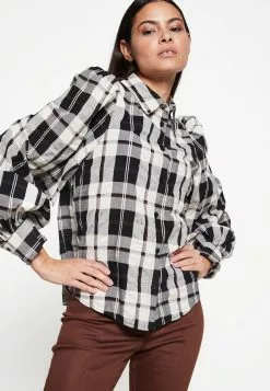 Monki Overhemdblouse - Paris Check -Monki Verkoop 34d509ec01394f229b40f8cce0e15550