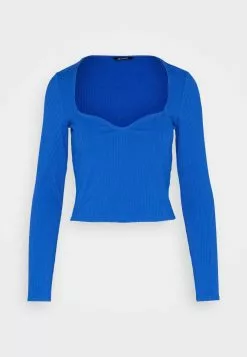Monki Longsleeve - Blue Bright Solid -Monki Verkoop 3737571699e243a1a358261d26463a7f