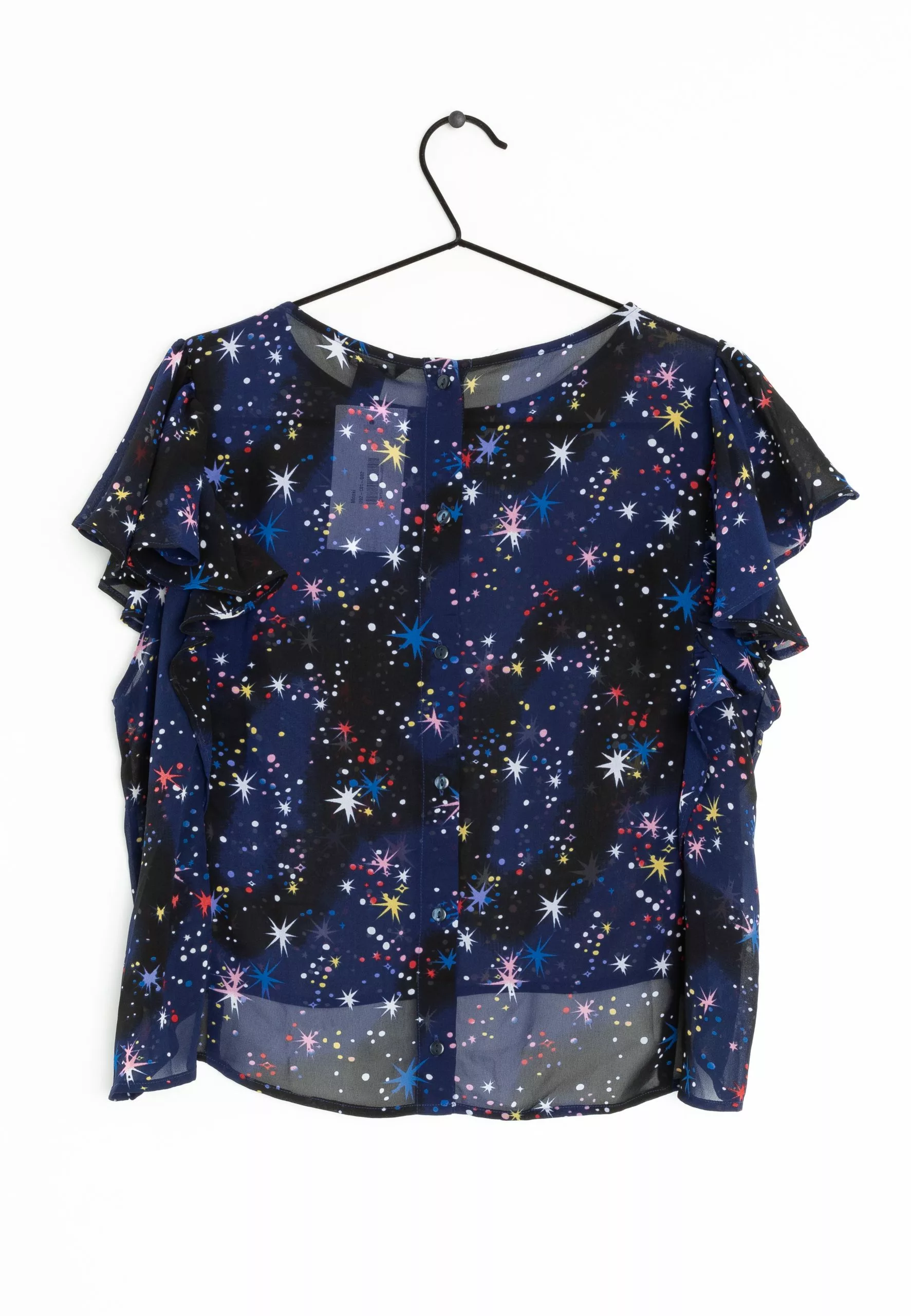 Monki Overhemdblouse - Blue 3 Monki Overhemdblouse - Blue