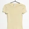 Monki T-Shirt Basic - Yellow 2 Monki T-Shirt Basic - Yellow -Monki Verkoop 3c26a501508c4871be22ea786defddb1