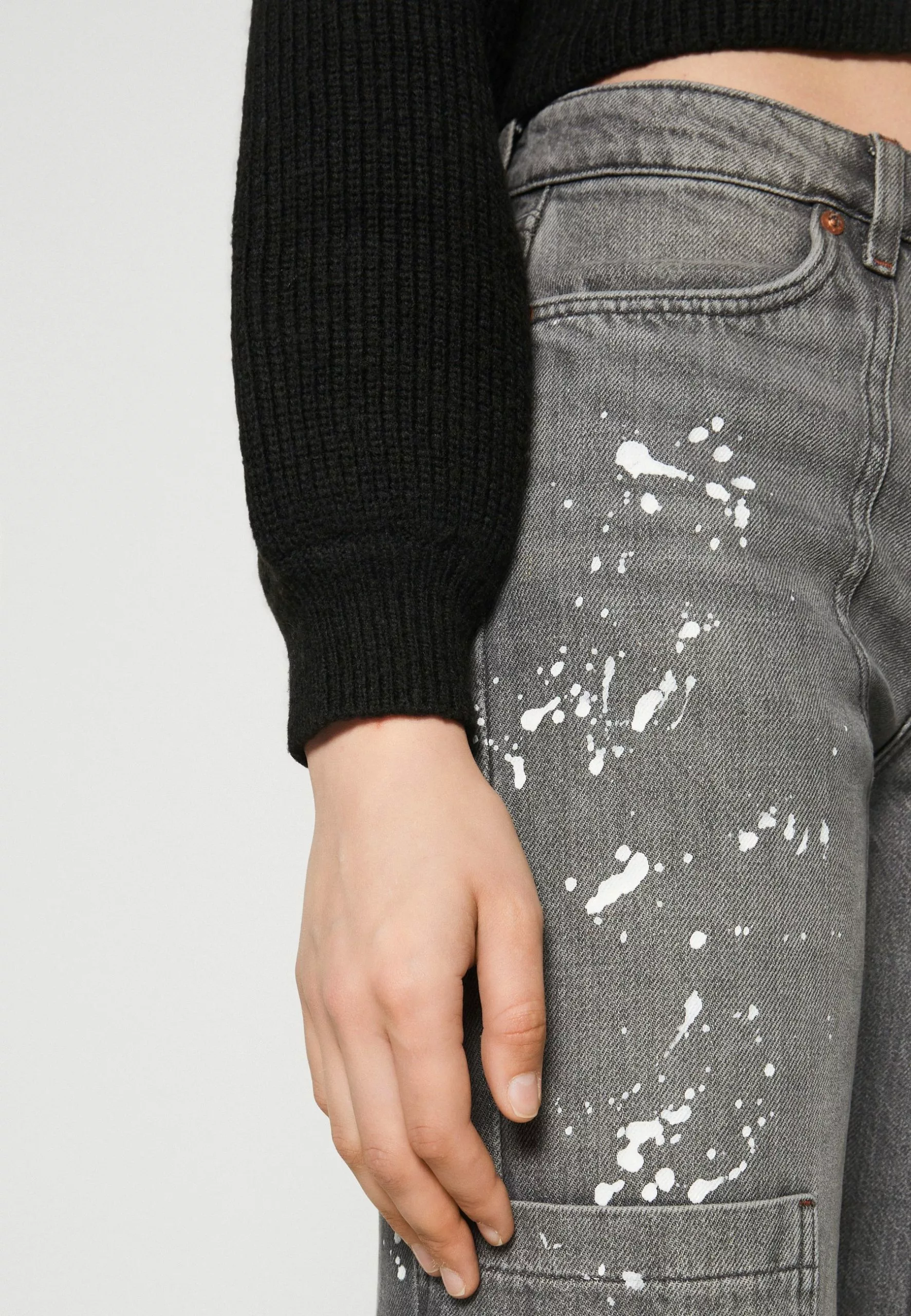 Monki Trui - Black Dark 8 Monki Trui - Black Dark - Afbeelding 6