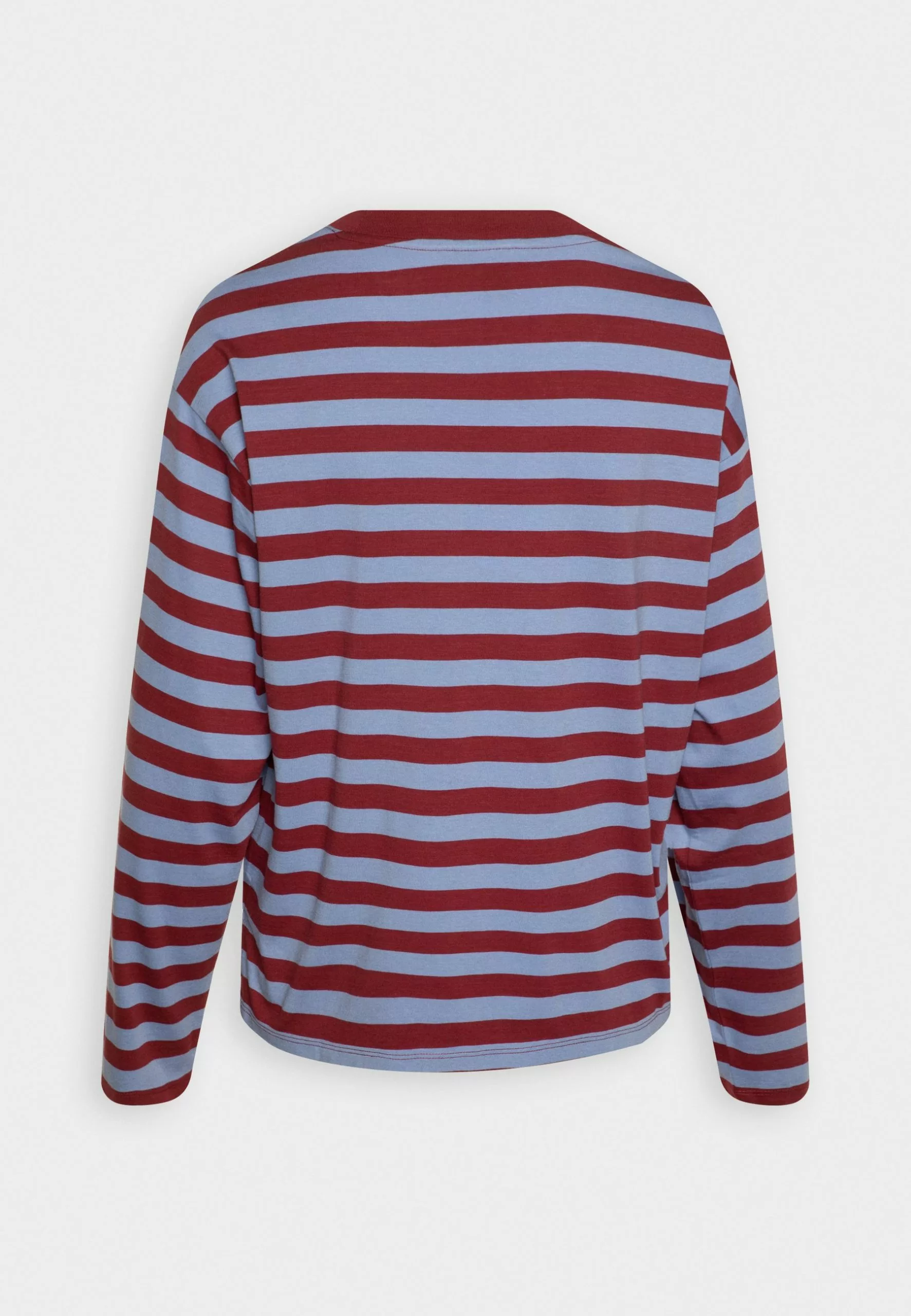 Monki Longsleeve - Dark Red/Blue 8 Monki Longsleeve - Dark Red/Blue - Afbeelding 6
