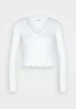 Monki Longsleeve - White -Monki Verkoop 49f2a2ab89e2406ca2cbb829f6ad7d6d