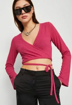 Monki Longsleeve - Pink -Monki Verkoop 4e7eecb5fb4a414f87e0342ec386c4a3