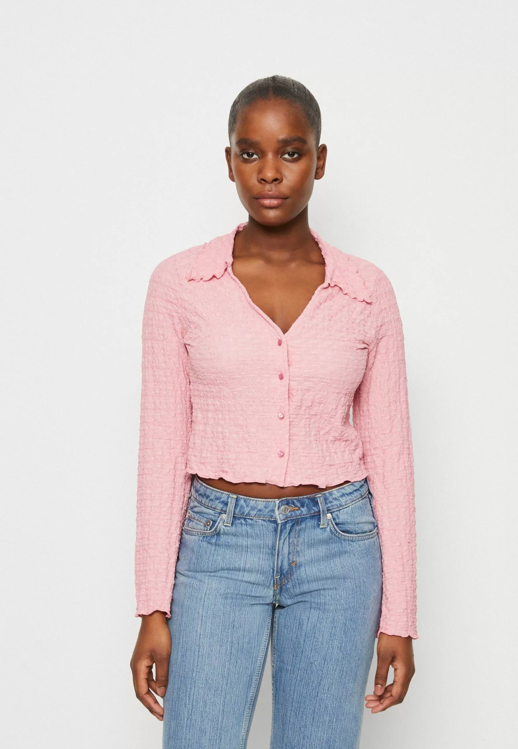 Monki Blouse - Pink Light 3 Monki Blouse - Pink Light