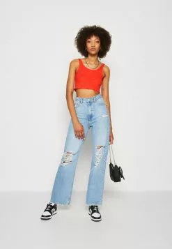 Monki 2 Pack - Top - Black Dark/Red