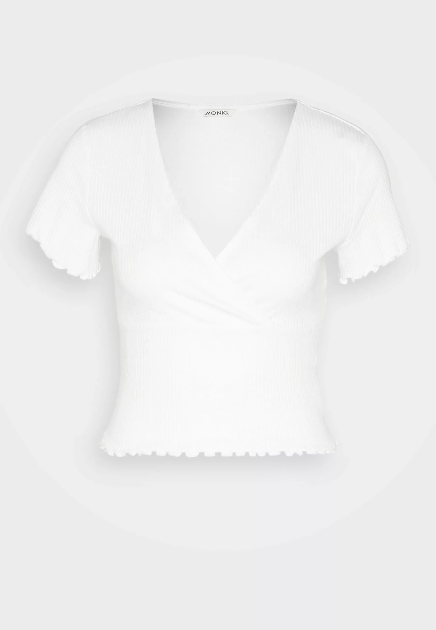 Monki T-Shirt Basic - White Light Unique 7 Monki T-Shirt Basic - White Light Unique - Afbeelding 5