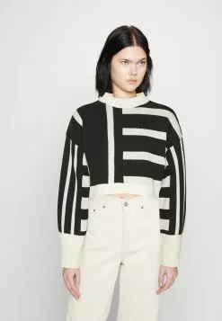 Monki Trui - Black/White