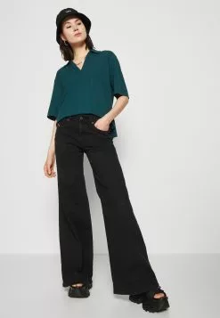 Monki Poloshirt - Green Dark -Monki Verkoop 56228ebb05d4480294d4ed6a42cb965b