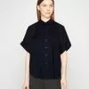 Monki Luca- Overhemdblouse - Dark Navy/Blue Solid -Monki Verkoop 5632b1e0a11c4ba983ea786c5c8b3eef