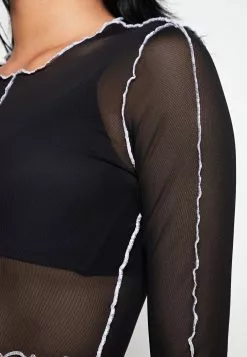 Monki Longsleeve - Black Dark Contrast Col Stitch 13 Monki Longsleeve - Black Dark Contrast Col Stitch -Monki Verkoop 5deea7ae93f6405a8e325d4a2b7b55e2