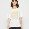 Monki T-Shirt Print - White Graphic