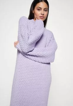 Monki Gebreide Jurk - Lilac Purple -Monki Verkoop 60036fa0c9b448b280f4e303dc93943e