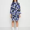 Monki Blousejurk - Blue/Black