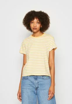 Monki 2 Pack - T-Shirt Print - White Yellow/White Lilac -Monki Verkoop 60c8ef4a5a9c44e2a2d841914e558119