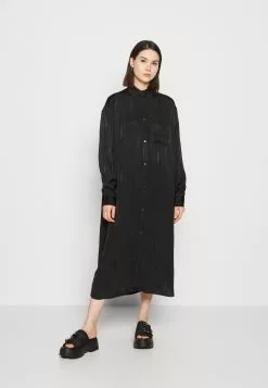 Monki Blousejurk - Black Jaquard