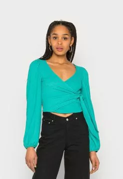 Monki Longsleeve - Green Medium