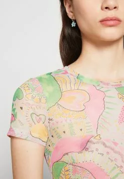 Monki T-Shirt Print - Grey Dusty Light 13 Monki T-Shirt Print - Grey Dusty Light -Monki Verkoop 6f89e522a5074e2899fc5d4f03235d42