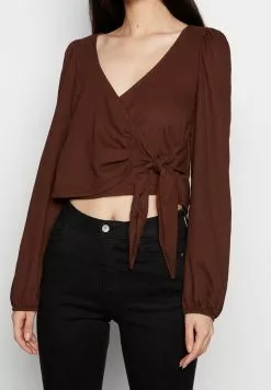 Monki Blouse - Brown