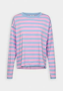 Monki Longsleeve - Light Blue/Light Pink -Monki Verkoop 75d81153887e4340836b0864bd64dc53