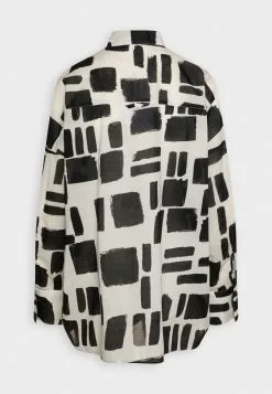 Monki Blouse - Beige/Black -Monki Verkoop 780893335c524604afd33a2787724fe6