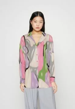 Monki Blouse - Multi-Coloured