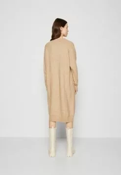 Monki Gebreide Jurk - Beige Medium Dusty Melange -Monki Verkoop 78bec2089daa484faa9e4b35a4473952