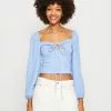 Monki Longsleeve - Light Blue -Monki Verkoop 7e60460483f7477daf7e9d6f7d59be93