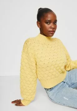 Monki Trui - Solid Yellow -Monki Verkoop 88d10f9043104eb89d58cc66c4ff9718