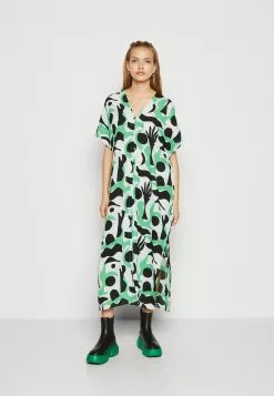 Monki Blousejurk - Turquoise Light Green