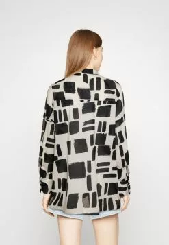 Monki Blouse - Beige/Black -Monki Verkoop 8f7abd7bbba34a9ca66890a23e3a5109