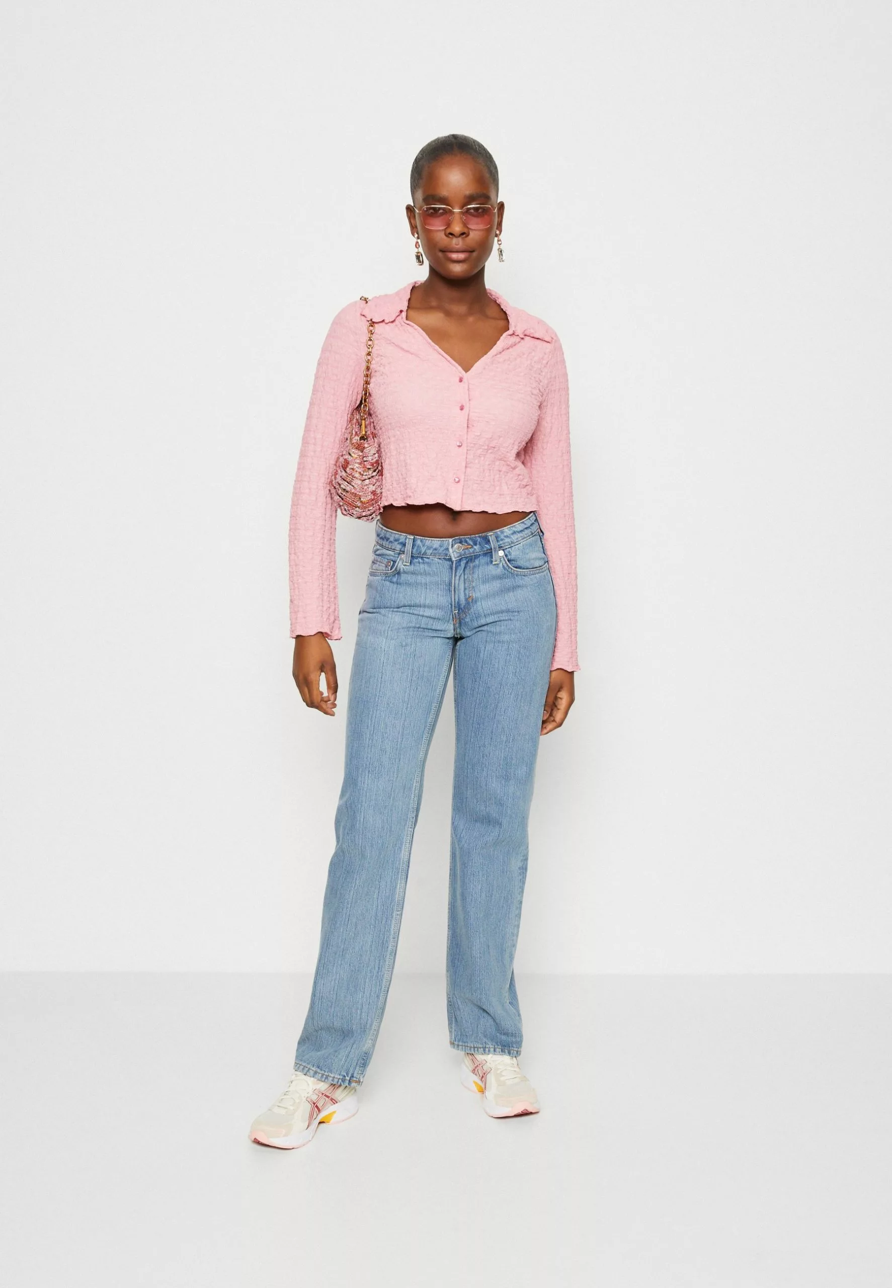 Monki Blouse - Pink Light 4 Monki Blouse - Pink Light - Afbeelding 2