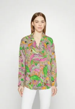 Monki Blouse - Grey Dusty Light