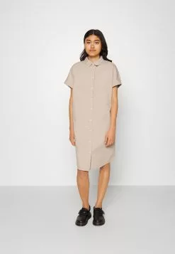 Monki Blousejurk - Beige Medium Dusty